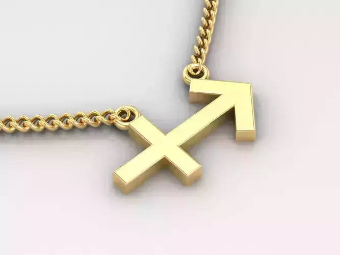 Sagittarius Pendant V1