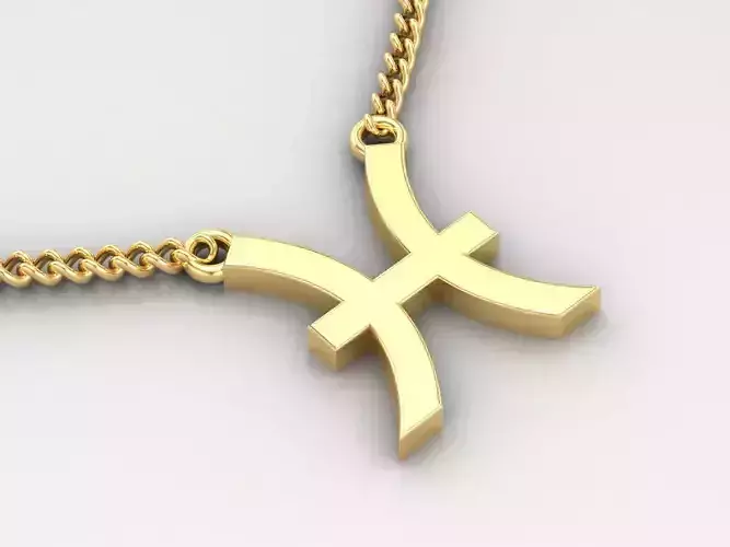 Pisces Pendant V1 3D print model