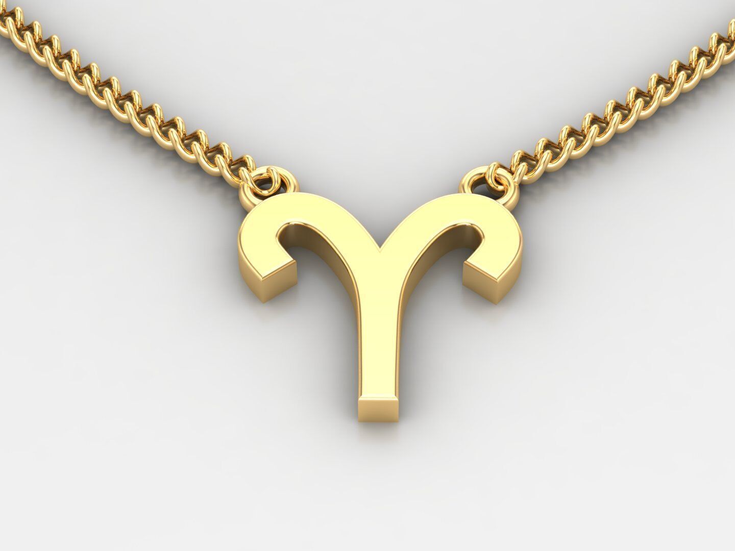 Aries Pendant V1 3D print model_2