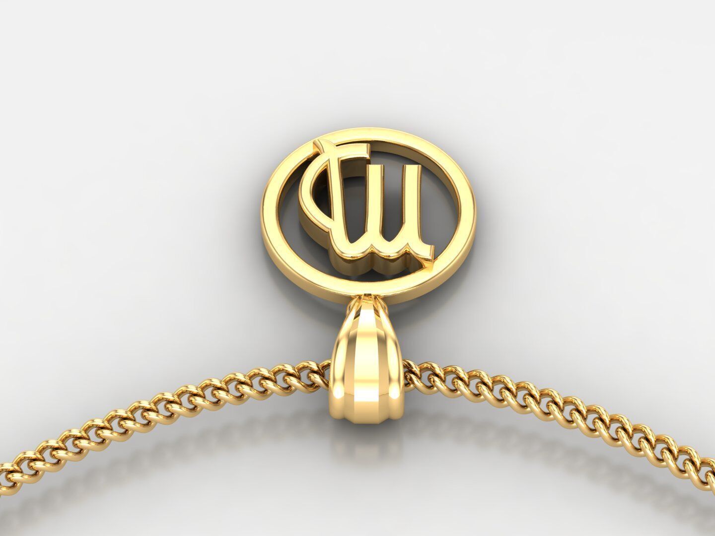 Virgo Pendant V2 3D print model_3