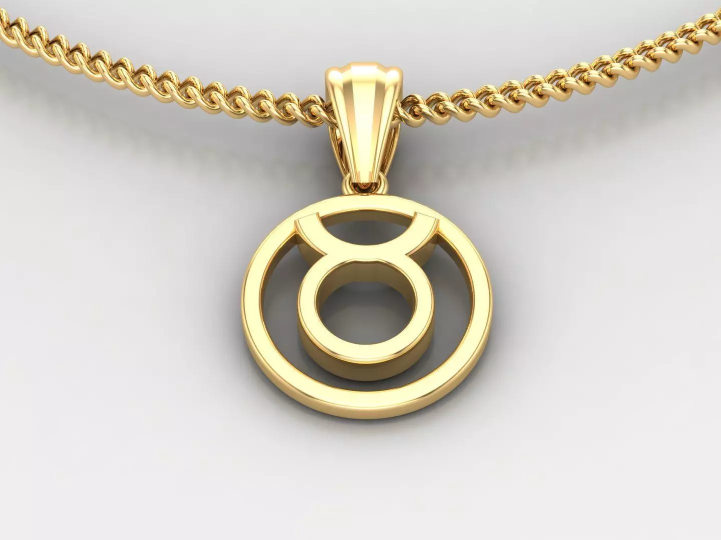 Taurus Pendant V2 3D print model_0