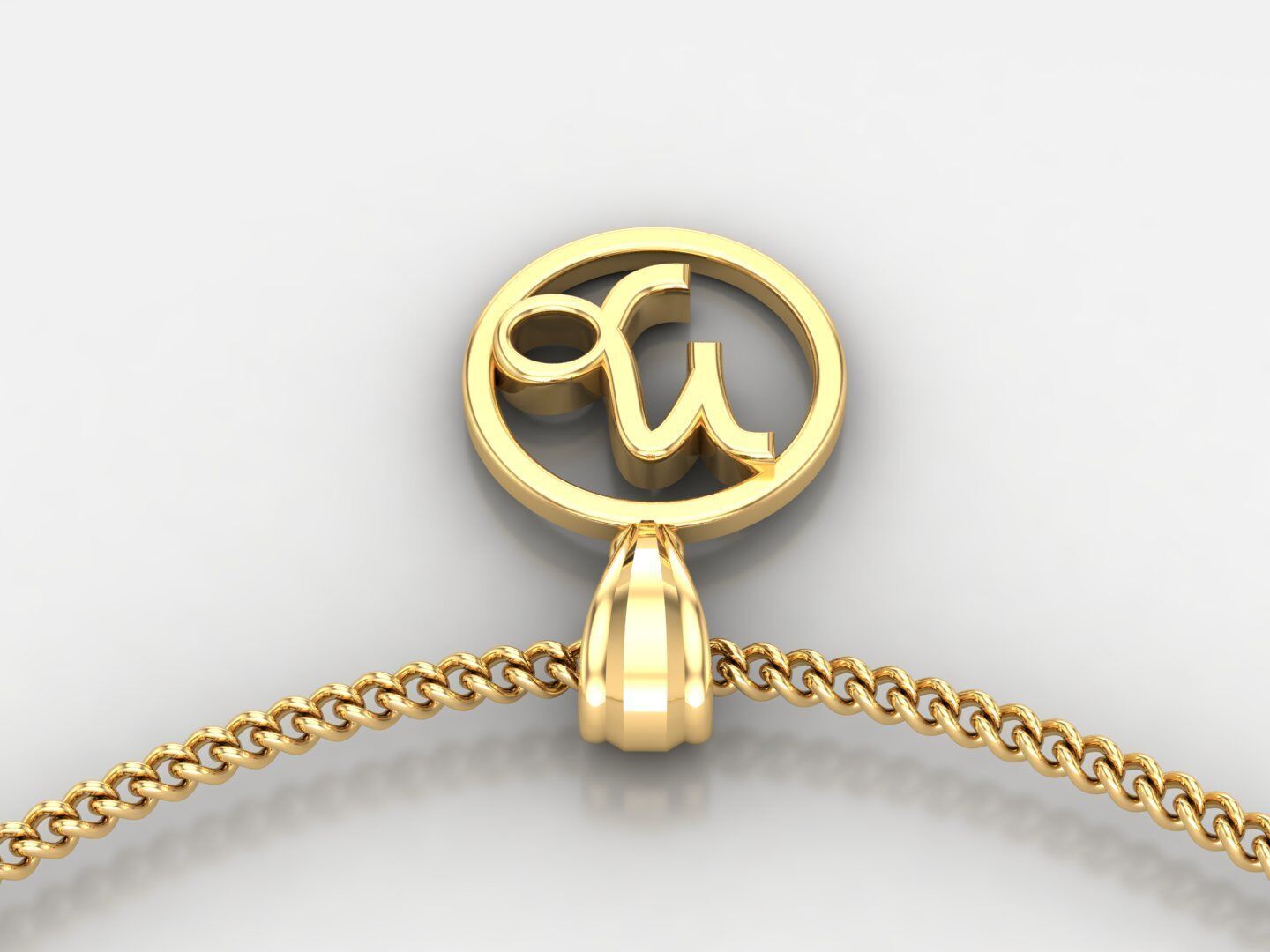 Capricom Pendant V2 3D print model_3