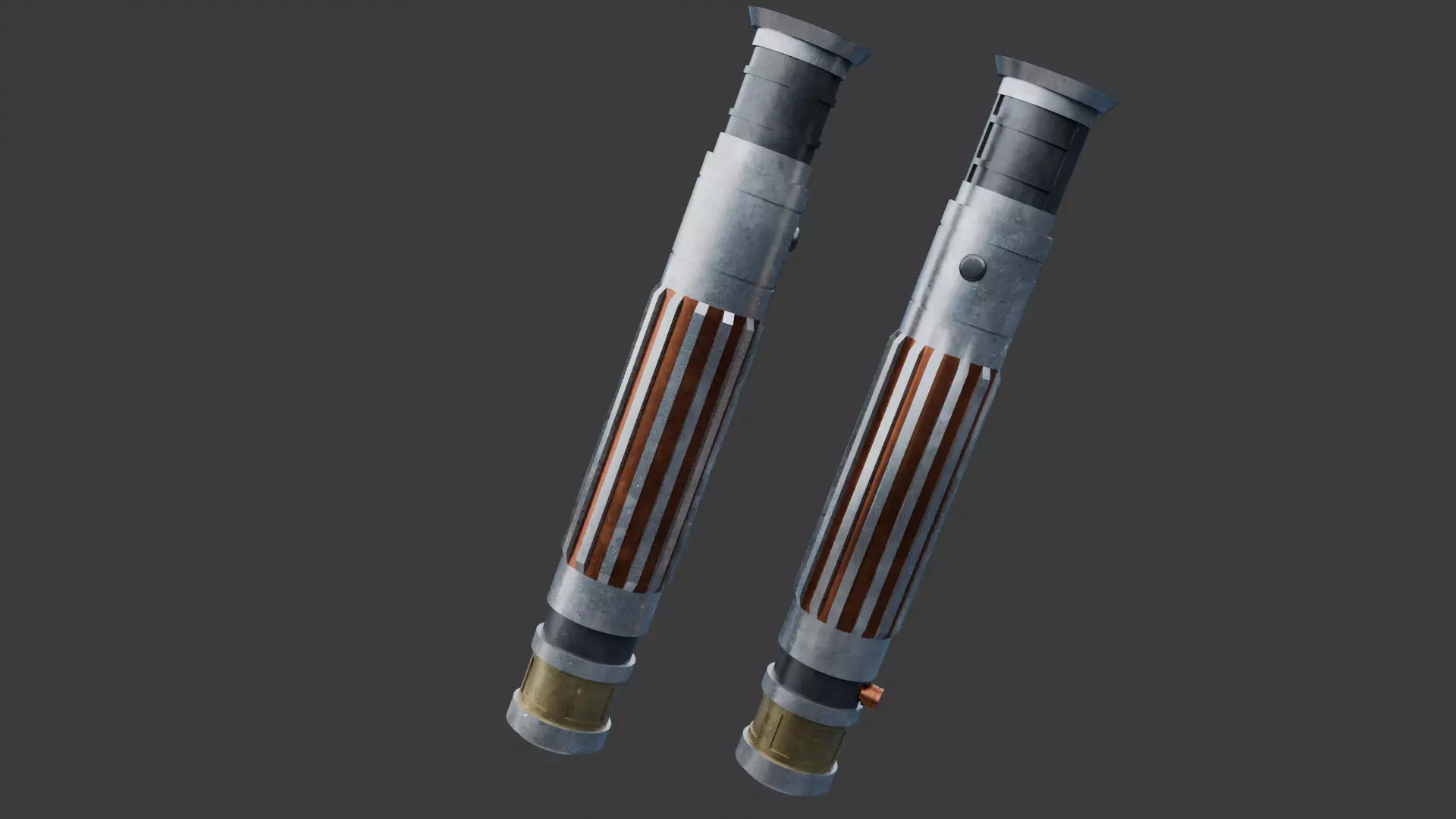 Sharad Hett Lightsaber Hilt Low-poly 3D model_0