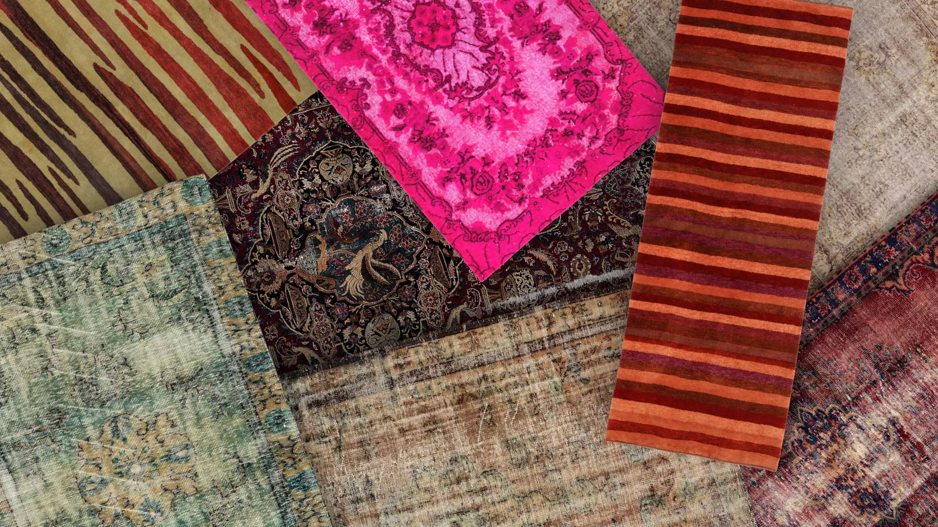 Carpets vintage turkish vol 10 3D model