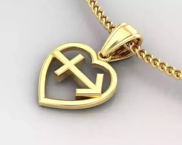 Sagittarius Pendant V3