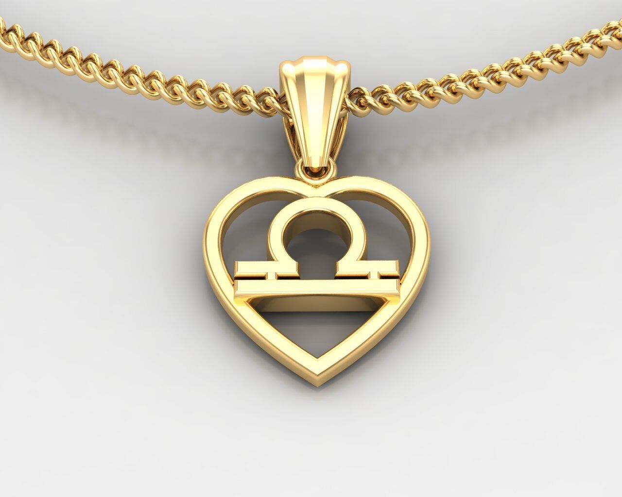 Libra Pendant V3 3D print model_2