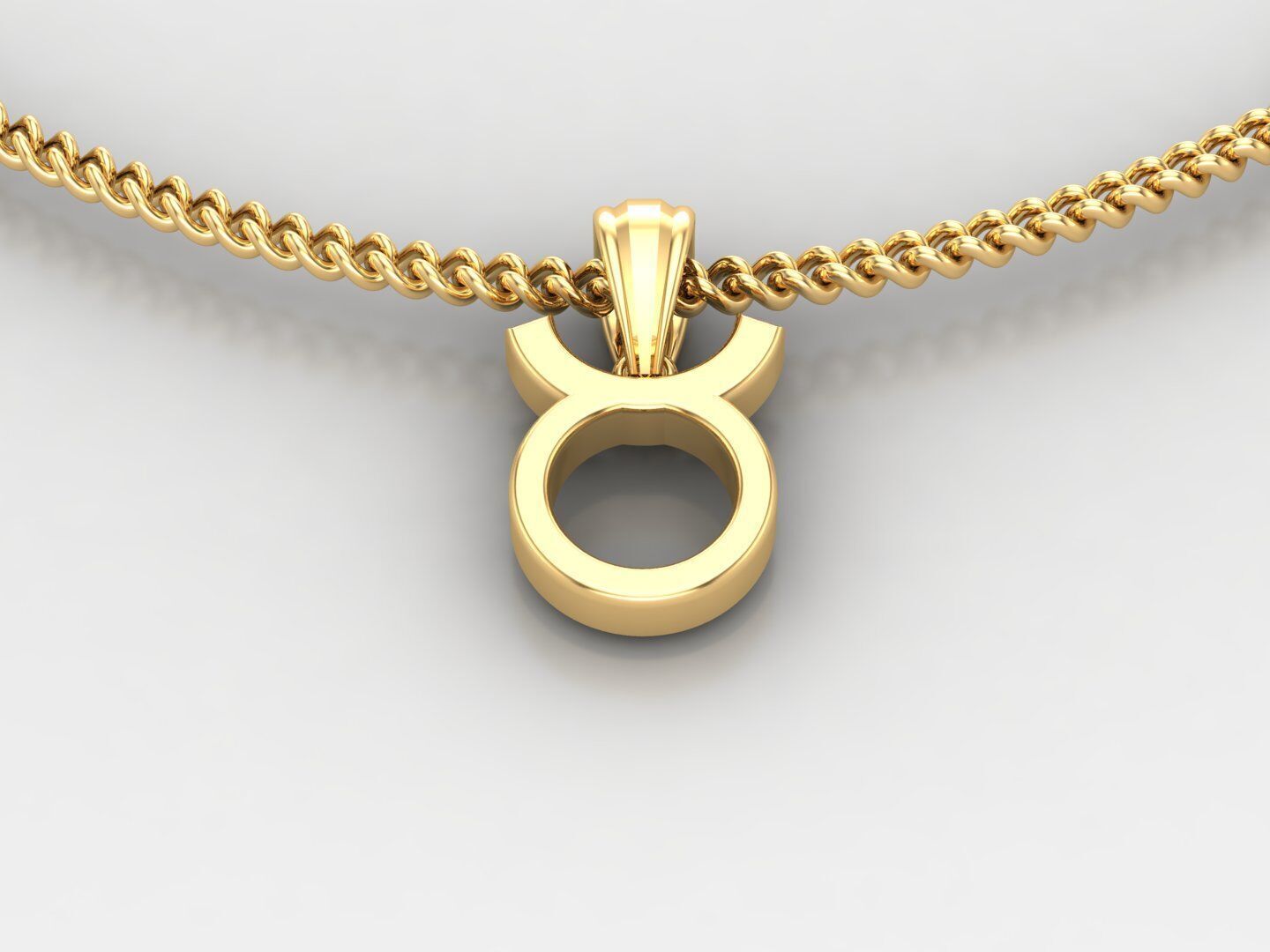 Taurus Pendant V4 3D print model_2