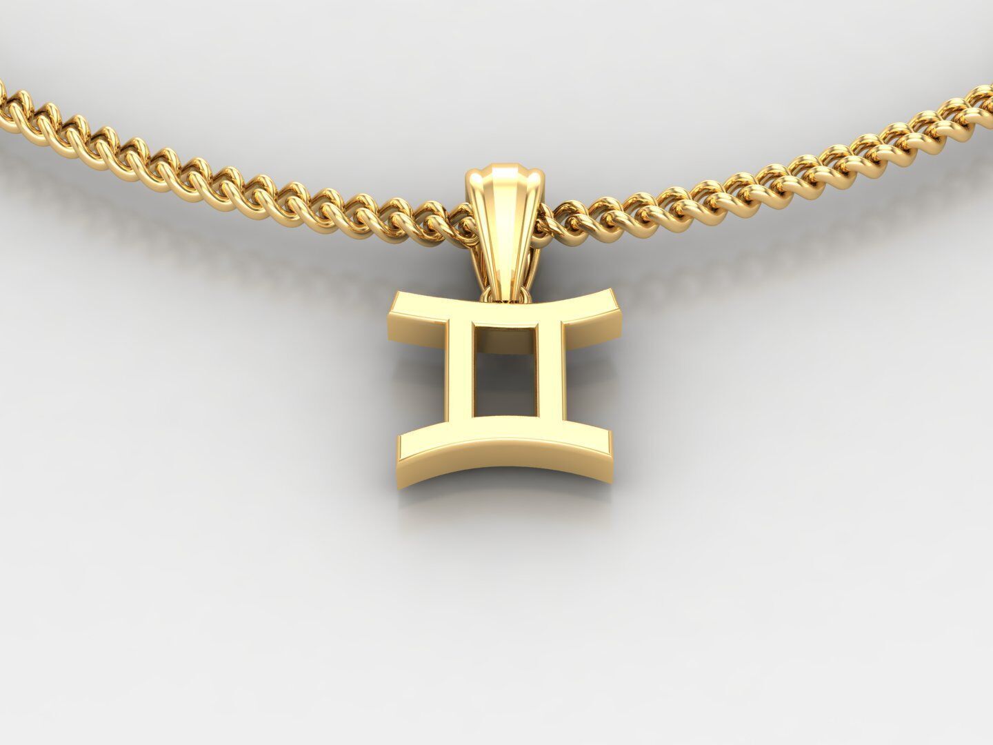 Gemini Pendant V4 3D print model_2