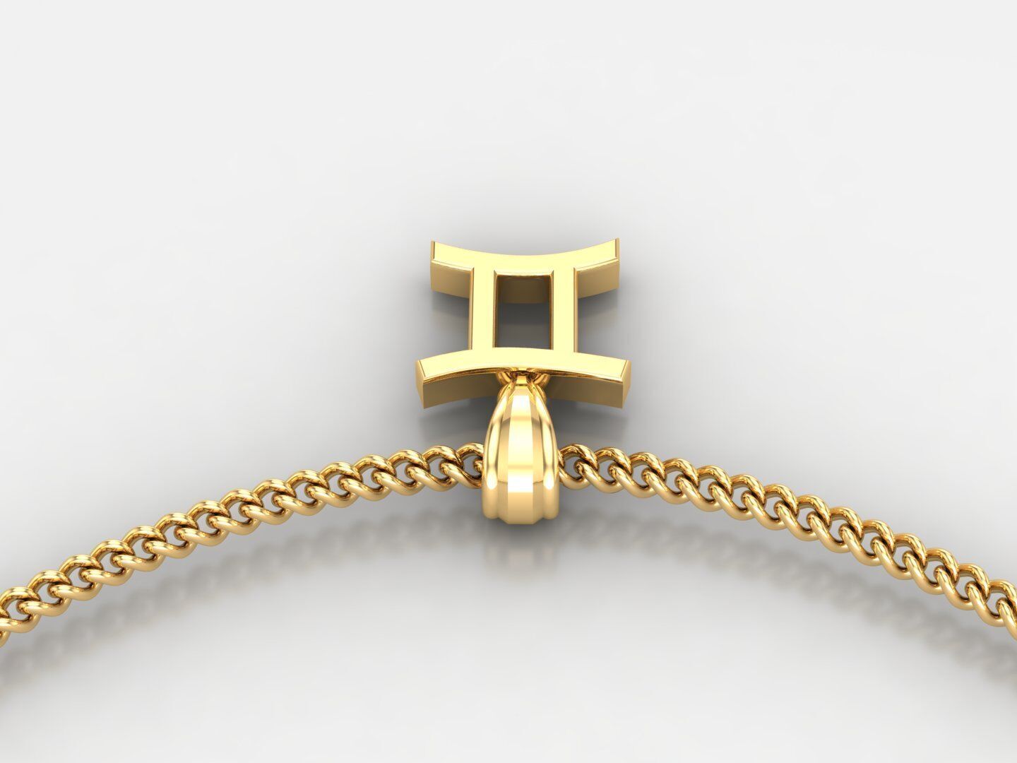 Gemini Pendant V4 3D print model_4