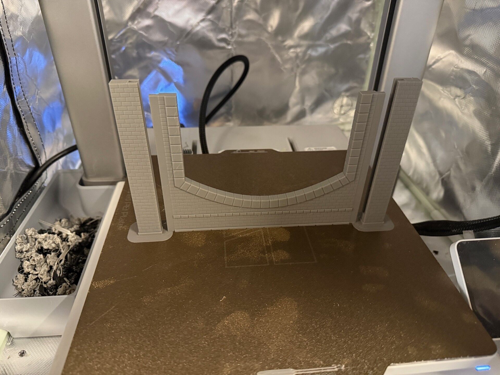 Model Railway Tunnel Portal Double Track Modular Design 3D print model_10