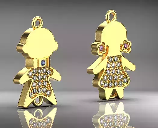 family pendant bracelet