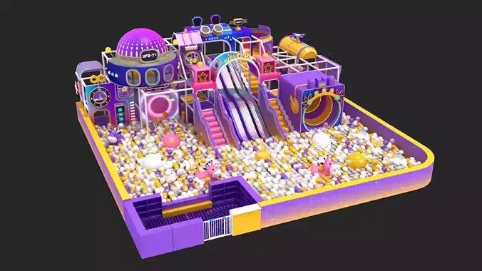 Electronic Music Theme Indoor playground