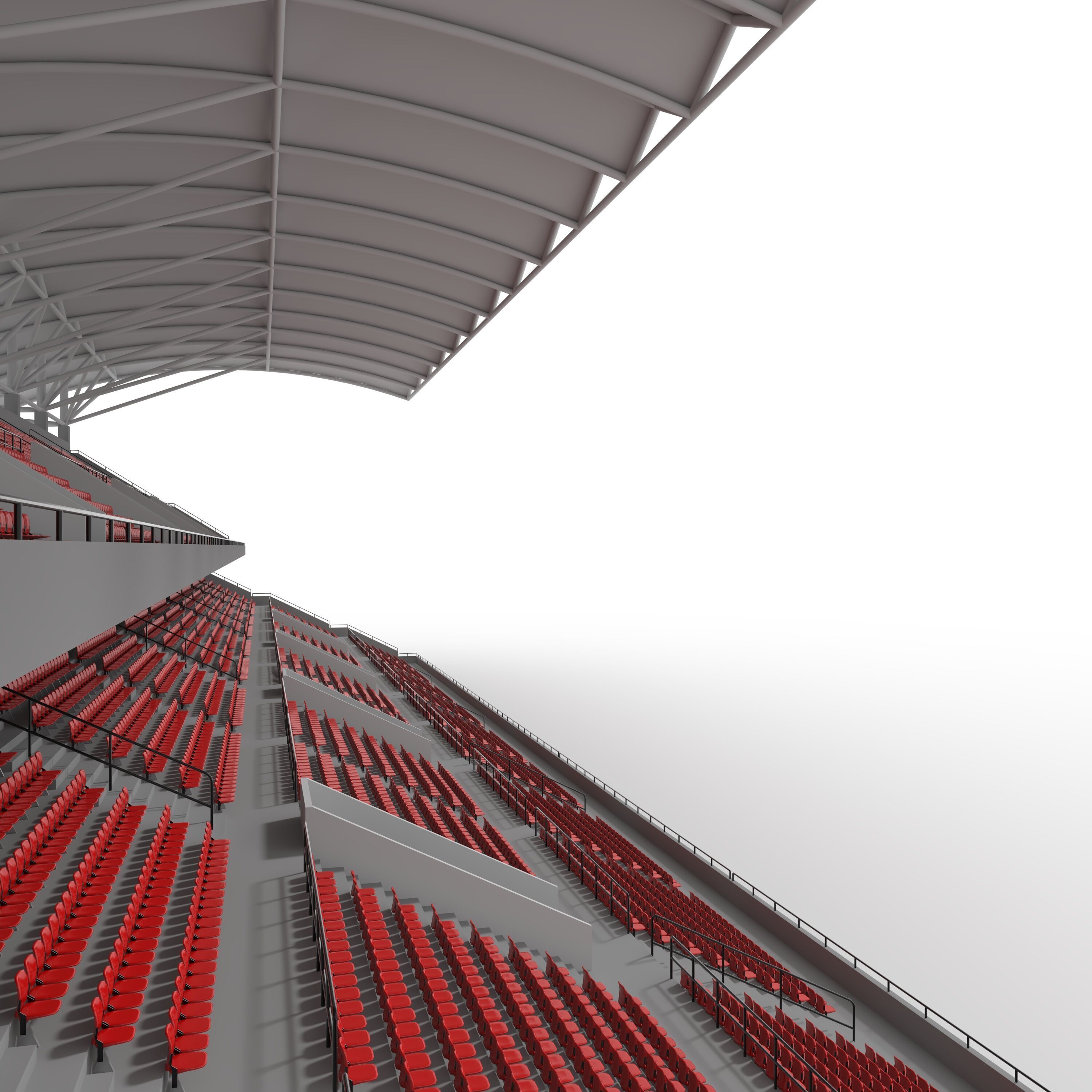 Stadium Tribune 12 3D model_23