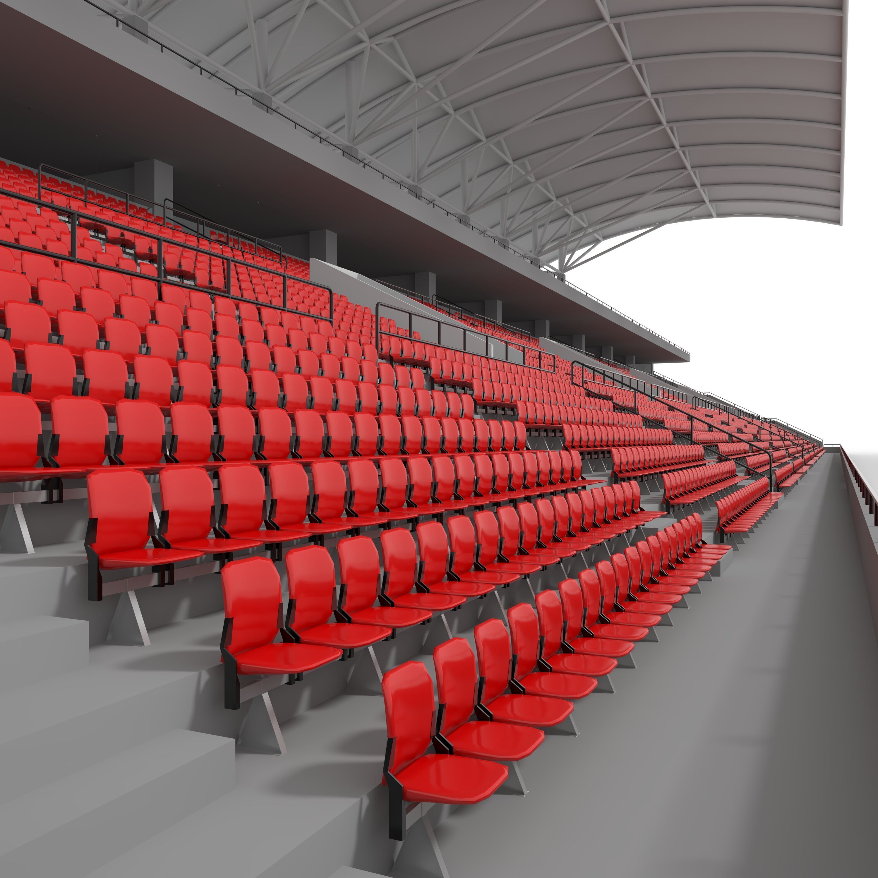Stadium Tribune 12 3D model_17