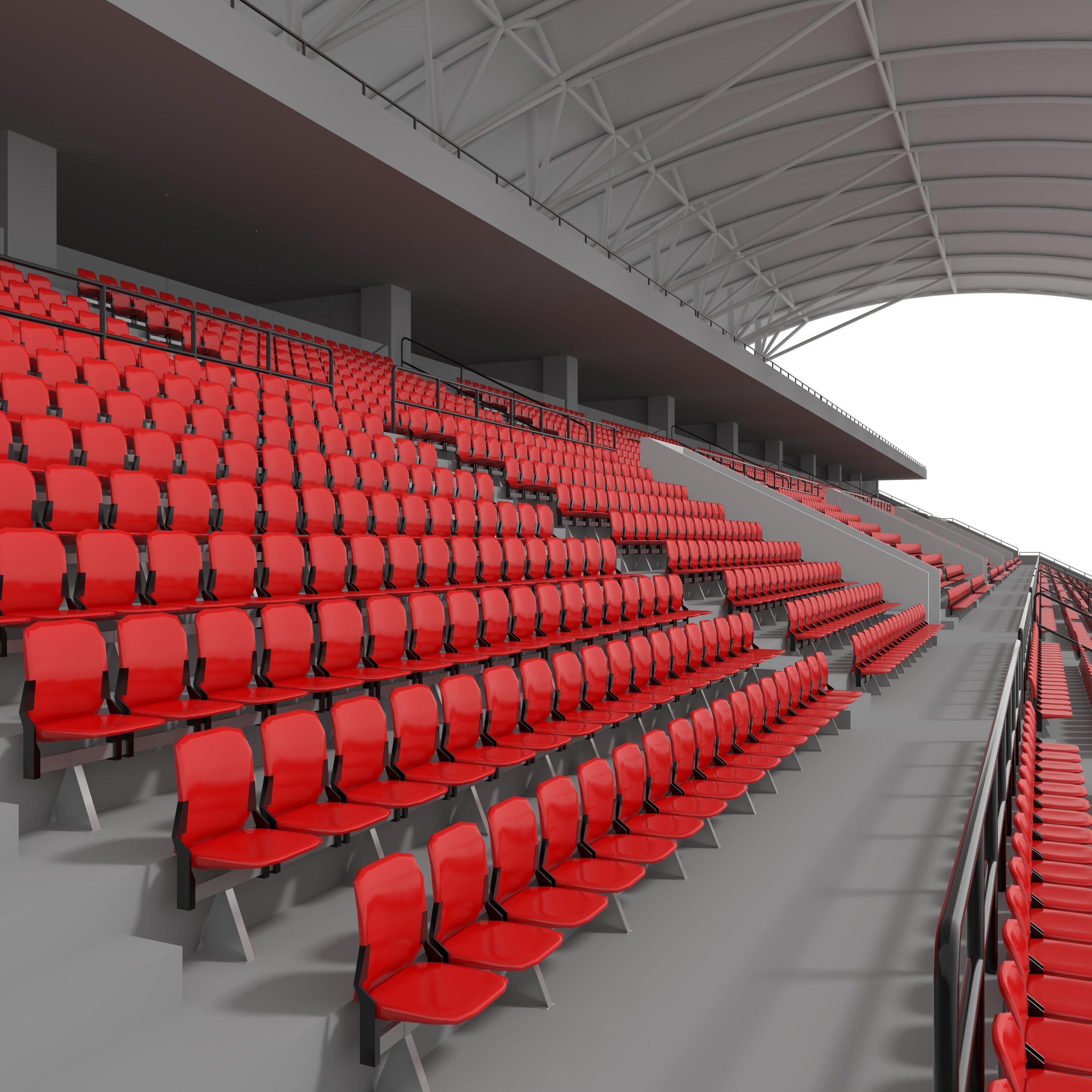 Stadium Tribune 12 3D model_18