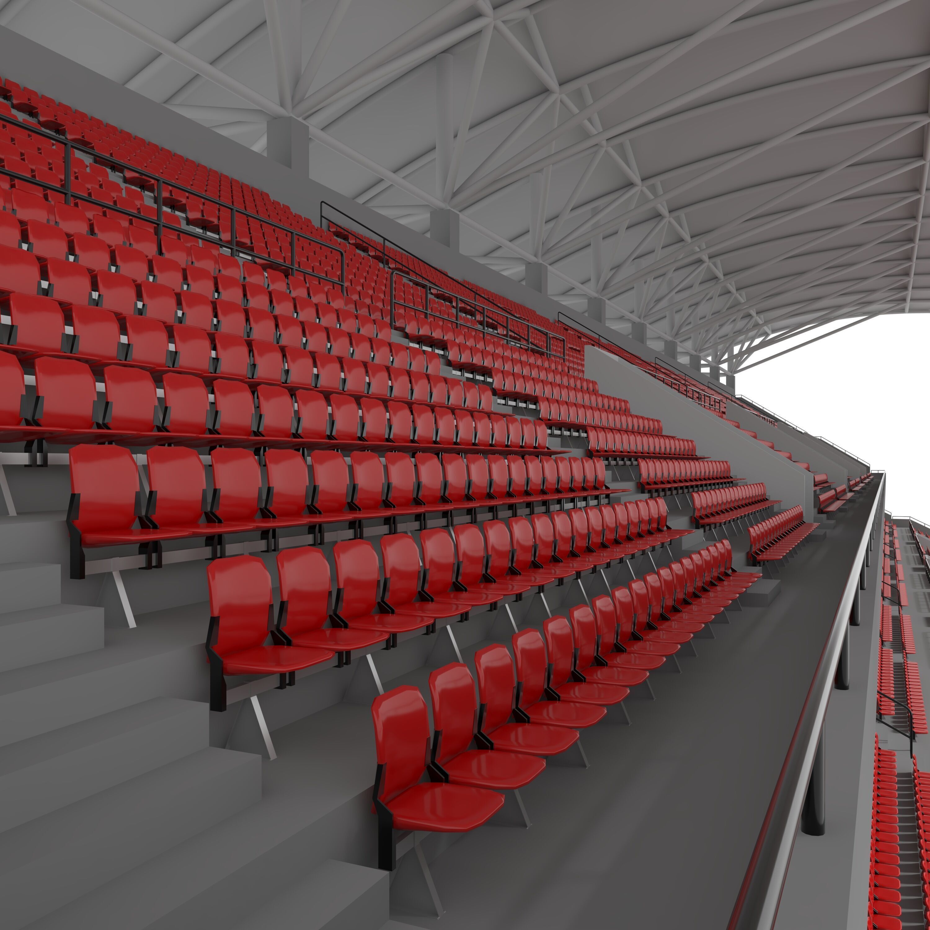 Stadium Tribune 12 3D model_20