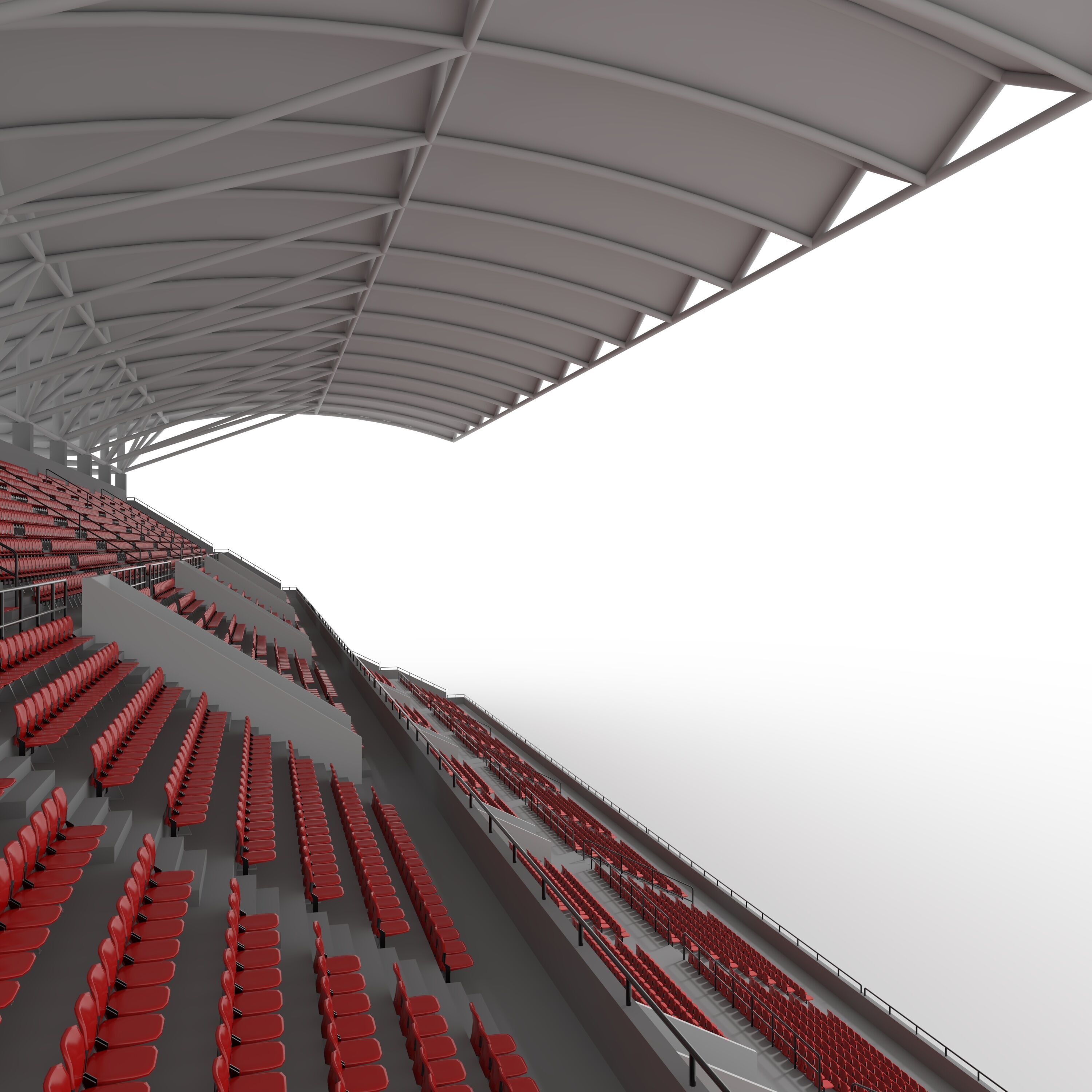 Stadium Tribune 12 3D model_22