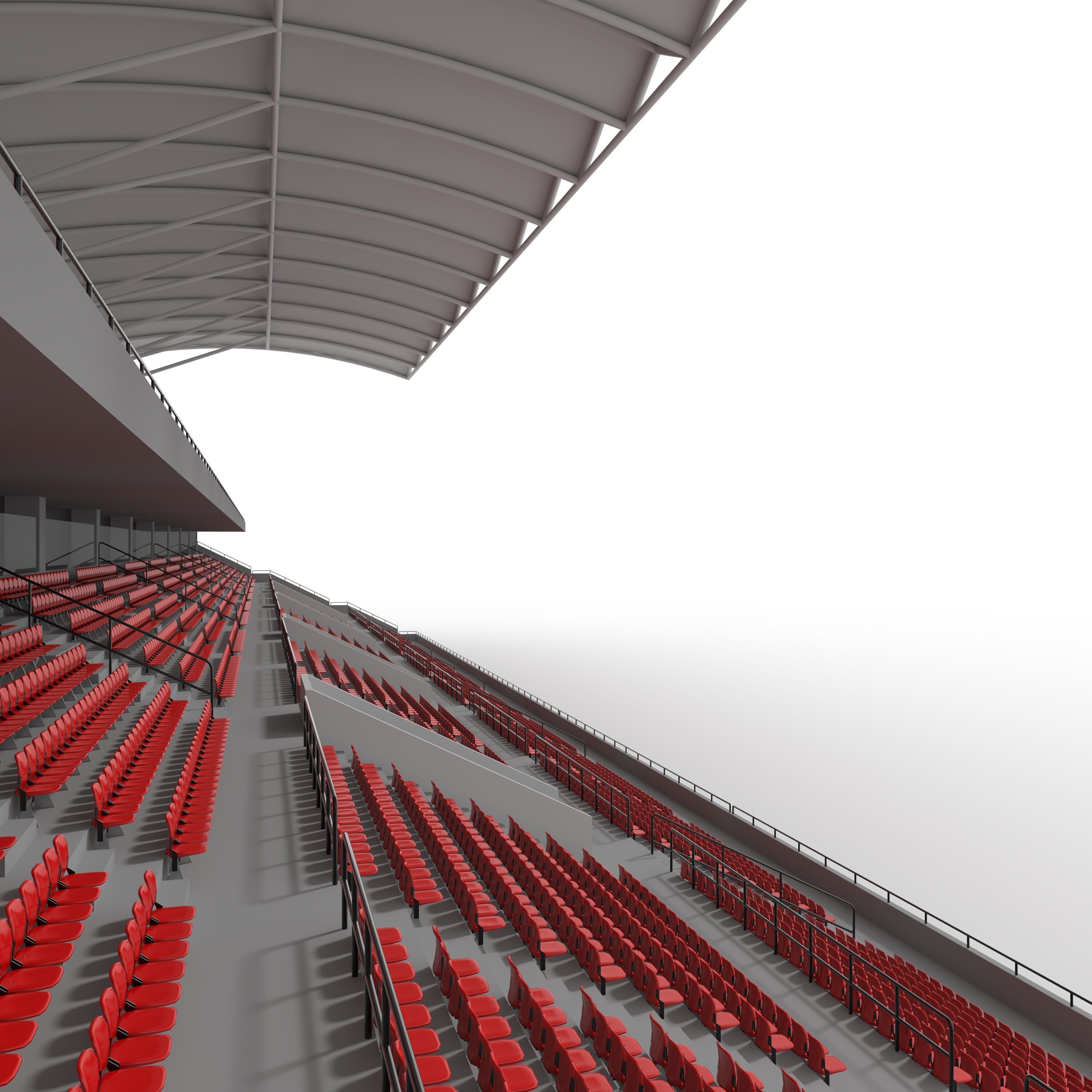Stadium Tribune 12 3D model_24