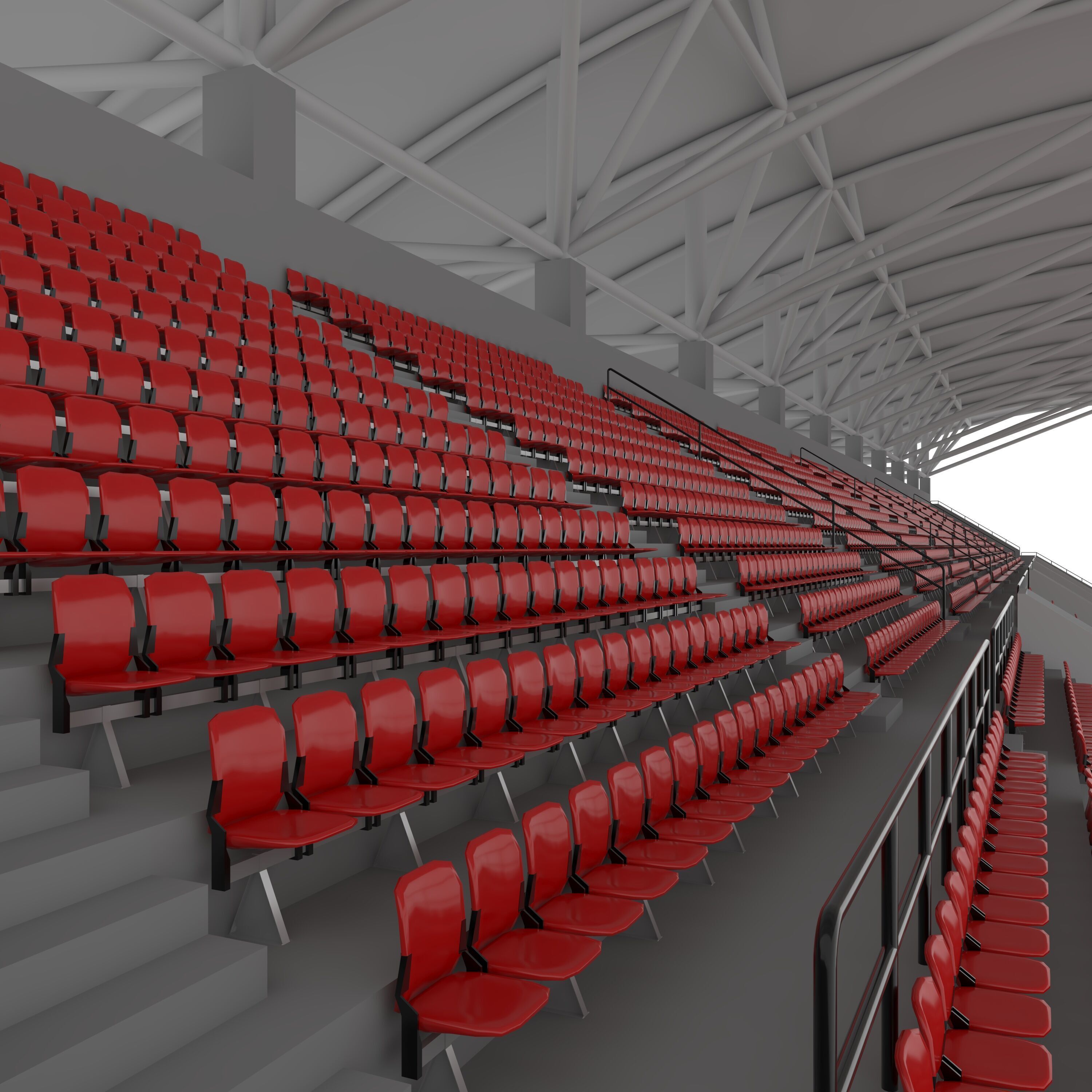 Stadium Tribune 12 3D model_21