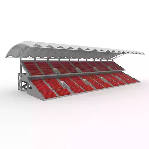 Stadium Tribune 12 3D model