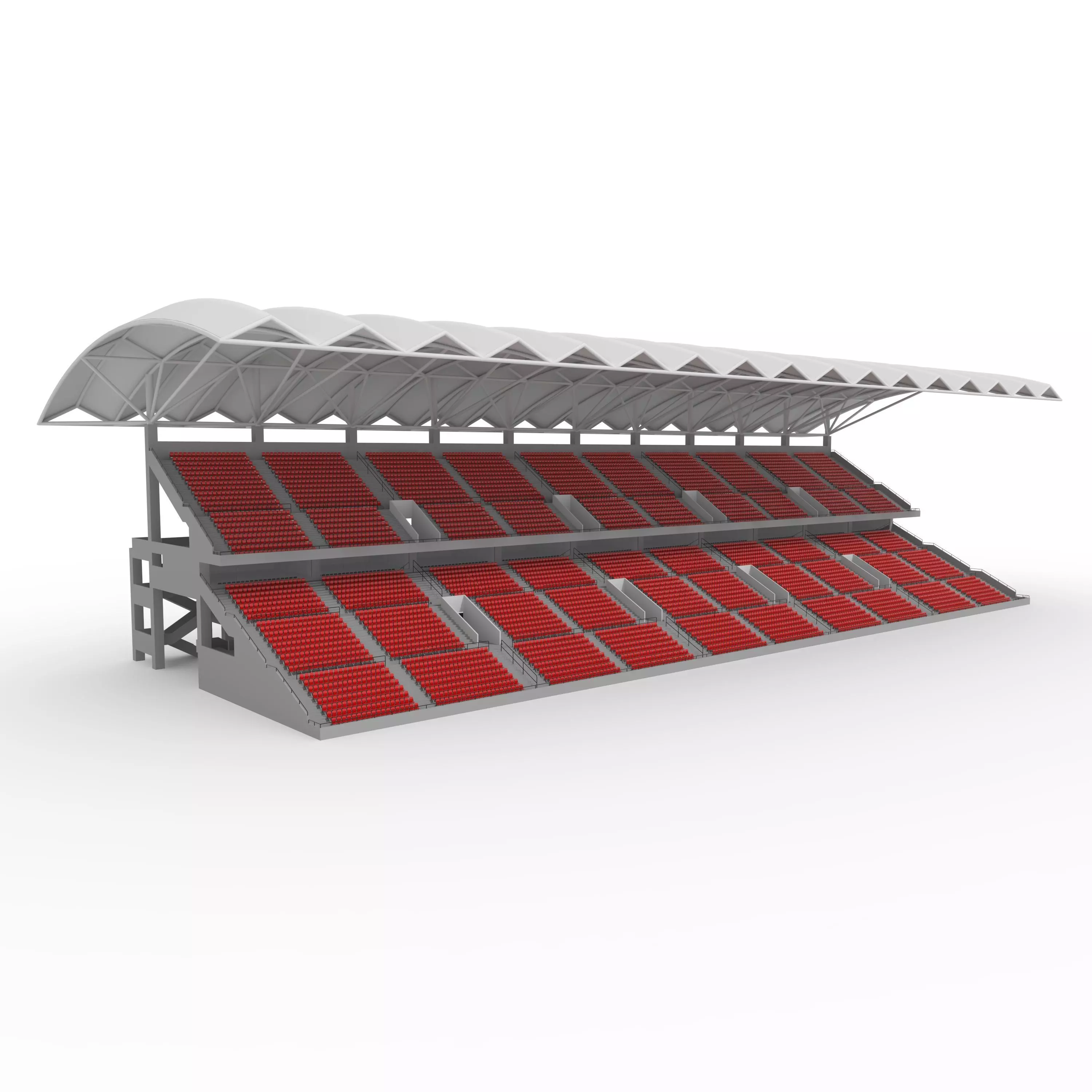 Stadium Tribune 12 3D model_0