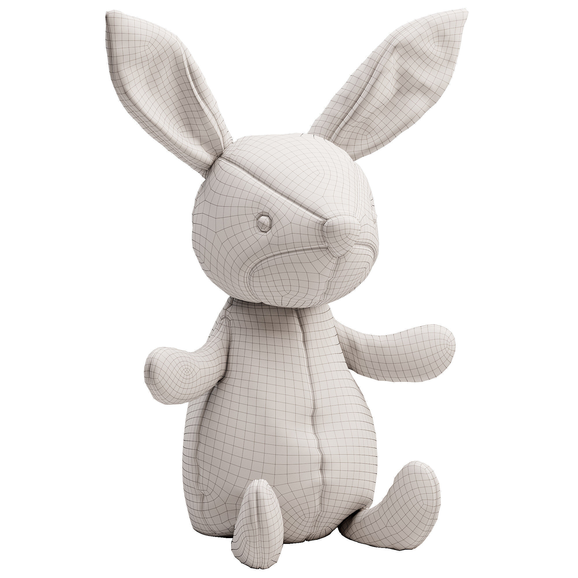 rabbit toy collection 3D model_21
