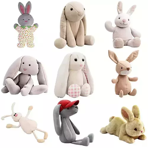 rabbit toy collection