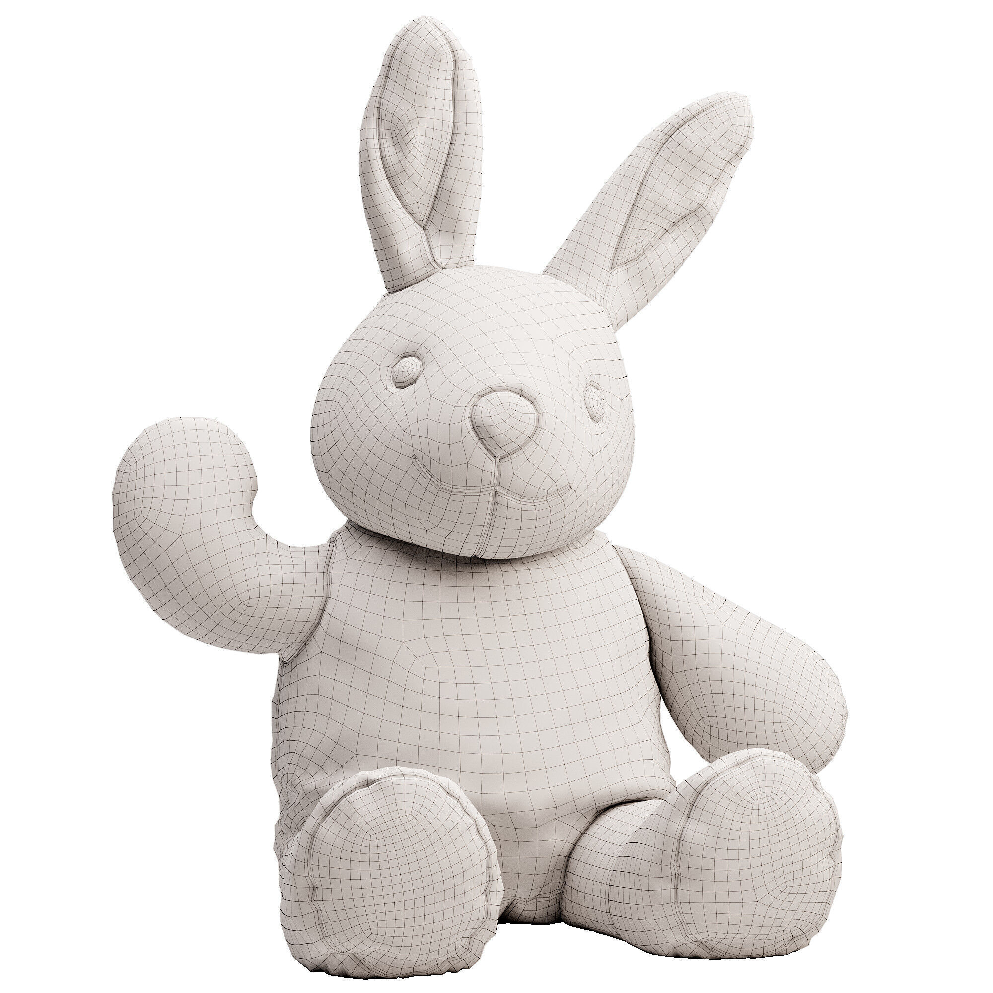 rabbit toy collection 3D model_19
