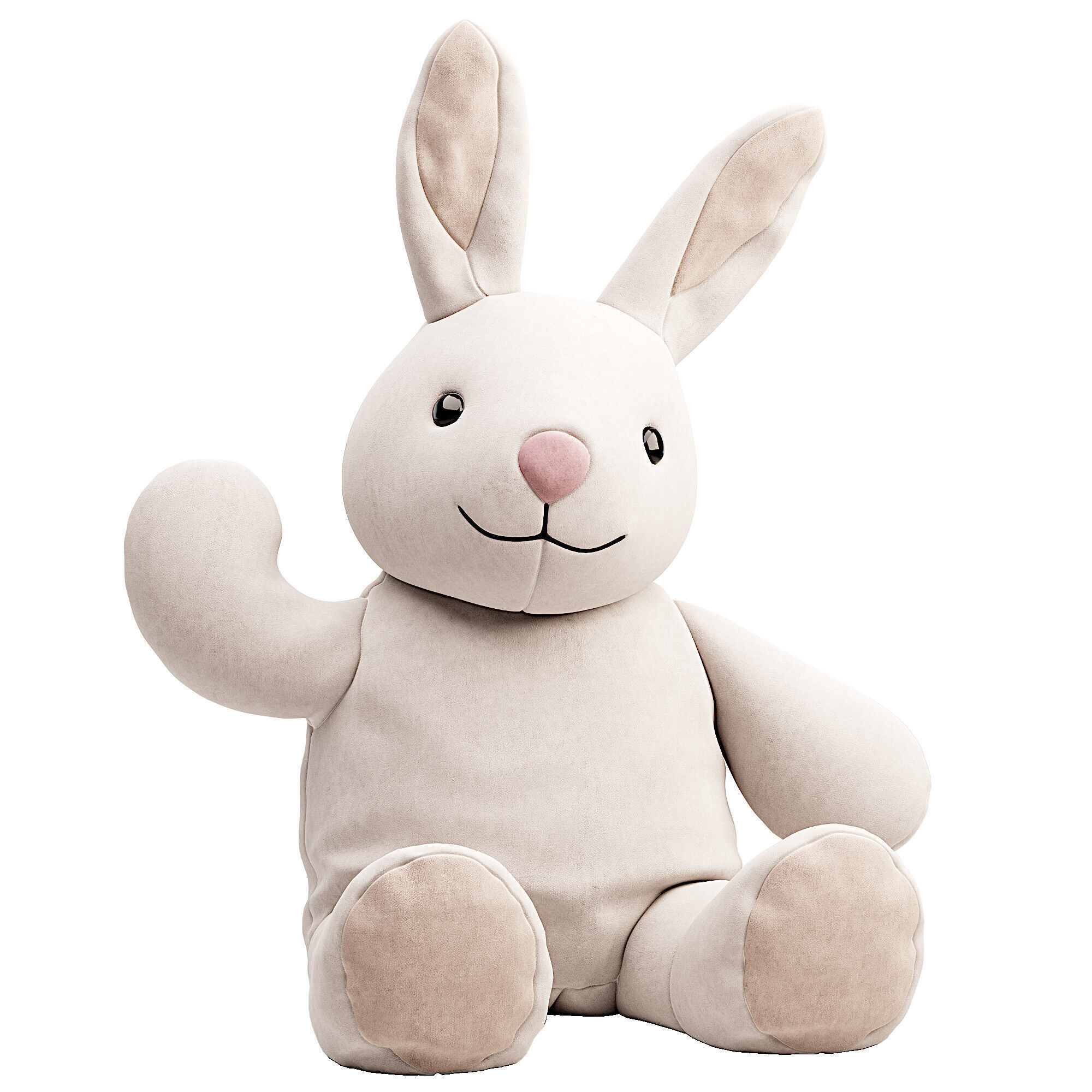 rabbit toy collection 3D model_2