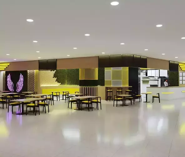 Commercial Store Project Description 3D Max with  V Ray  Design