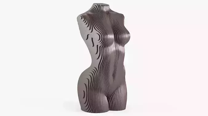 Woman Body - Parametric Sculpture  3D model Woman Body - Parametric Sculpture  3D model