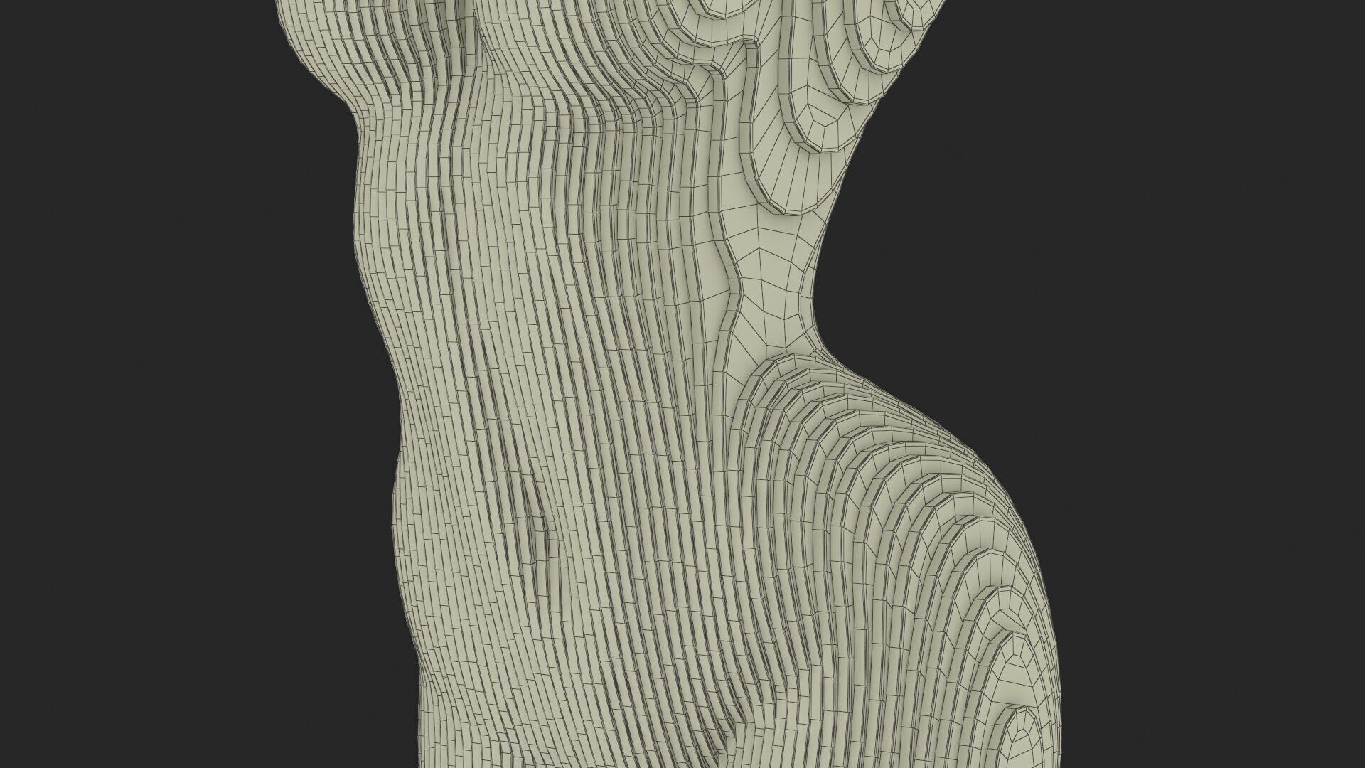 Woman Body - Parametric Sculpture  3D model_23