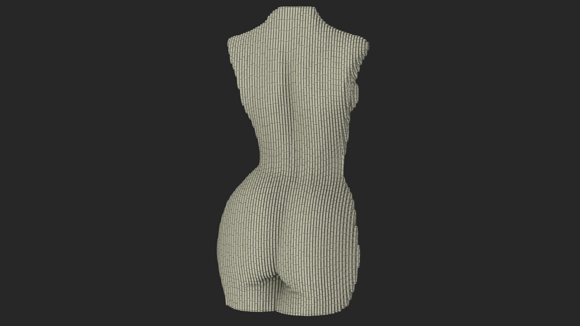 Woman Body - Parametric Sculpture  3D model_21