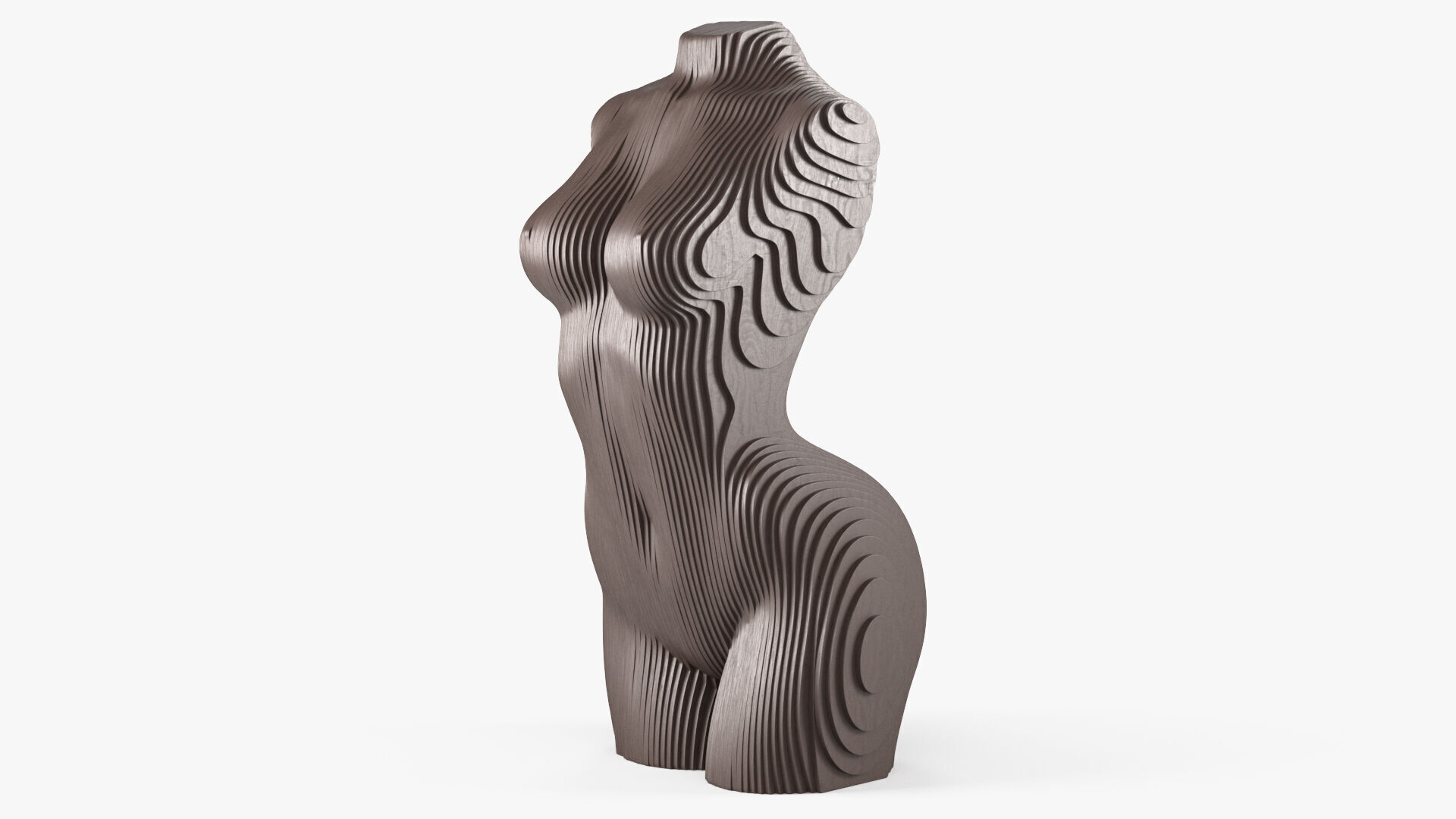 Woman Body - Parametric Sculpture  3D model_1