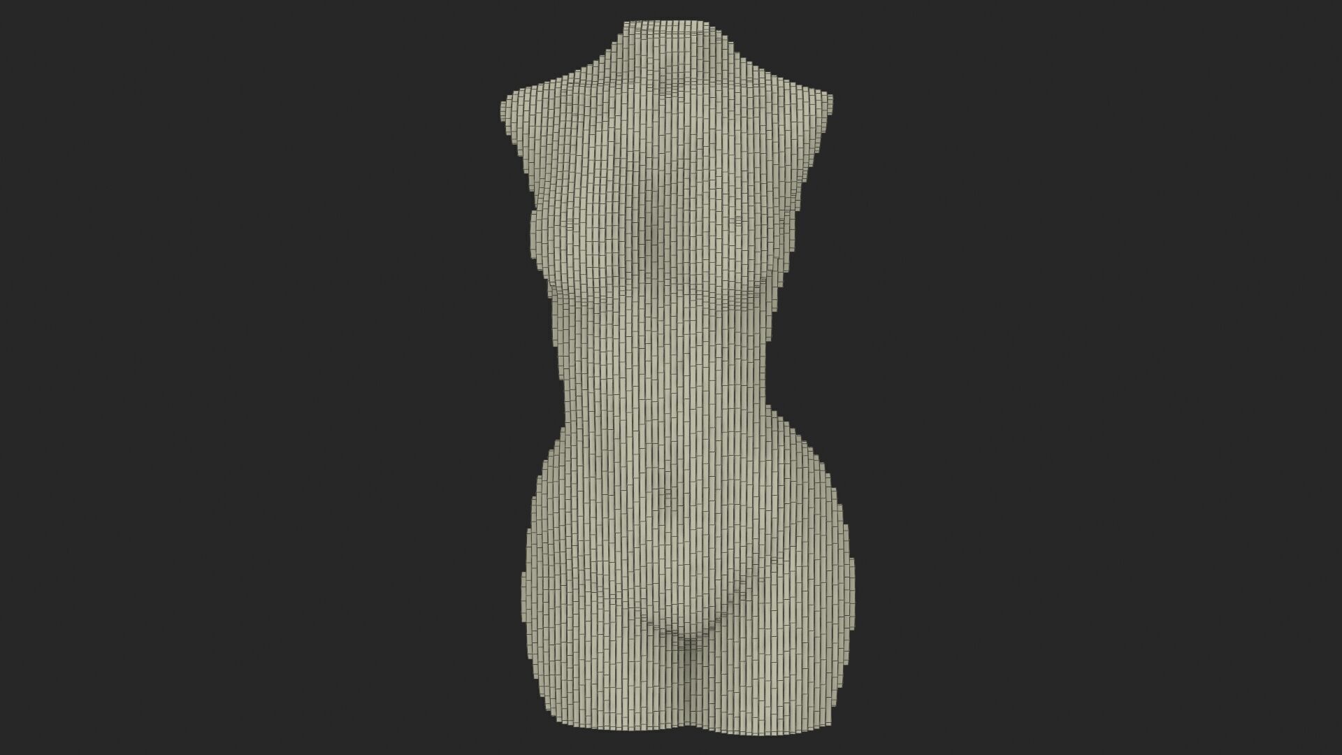 Woman Body - Parametric Sculpture  3D model_20