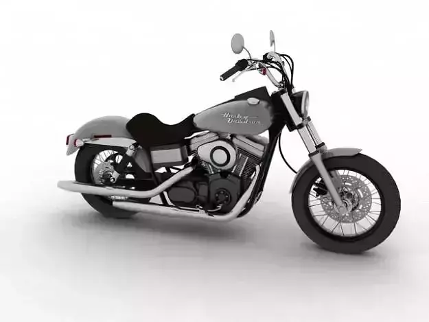 Harley Davidson FXDB Dyna Street Bob 2011 3D model