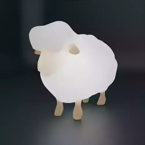 Indirect lighting of fluffy sheep