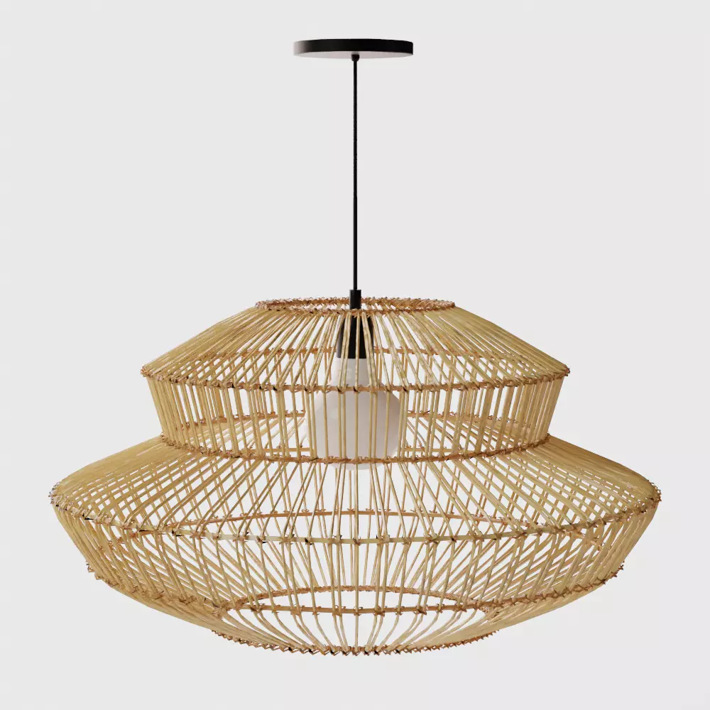 Suru small pendant lamp 3D model_0