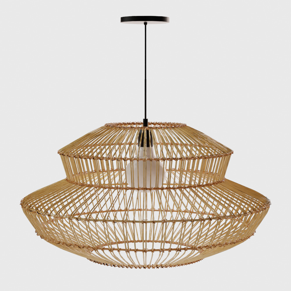Suru small pendant lamp 3D model_2