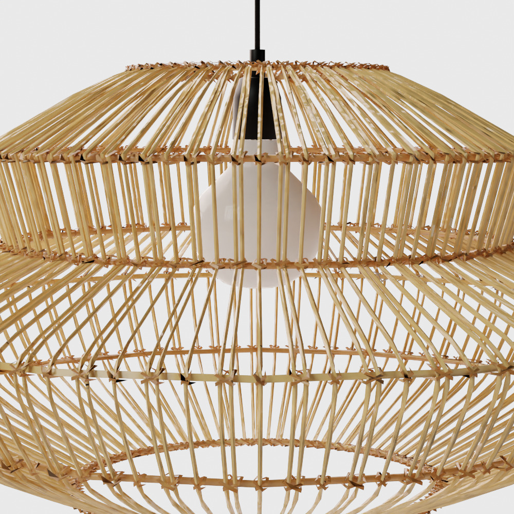 Suru small pendant lamp 3D model_5