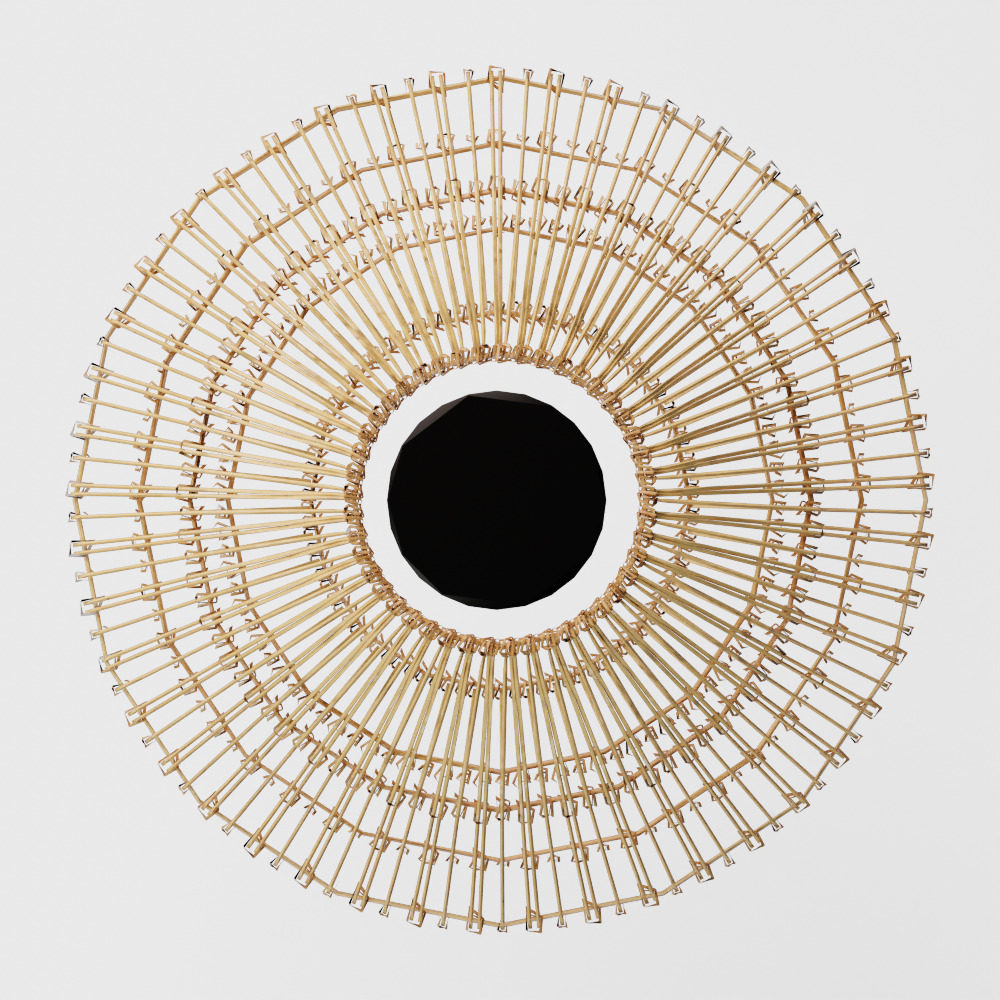 Suru small pendant lamp 3D model_3