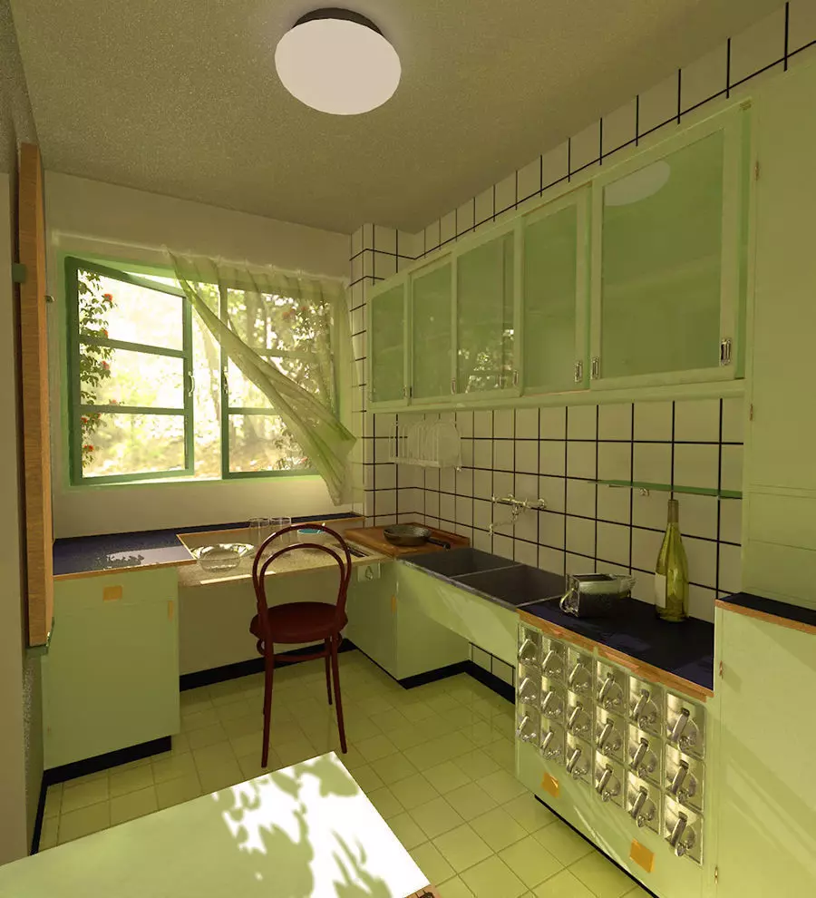 Frankfurt Kitchen Free 3D model_0