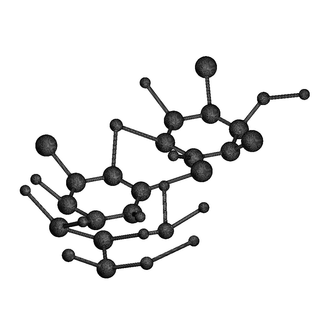 Levothyroxine Molecular Structure 3D print model_5