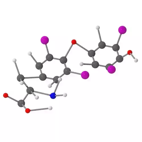 Levothyroxine Molecular Structure 3D print model