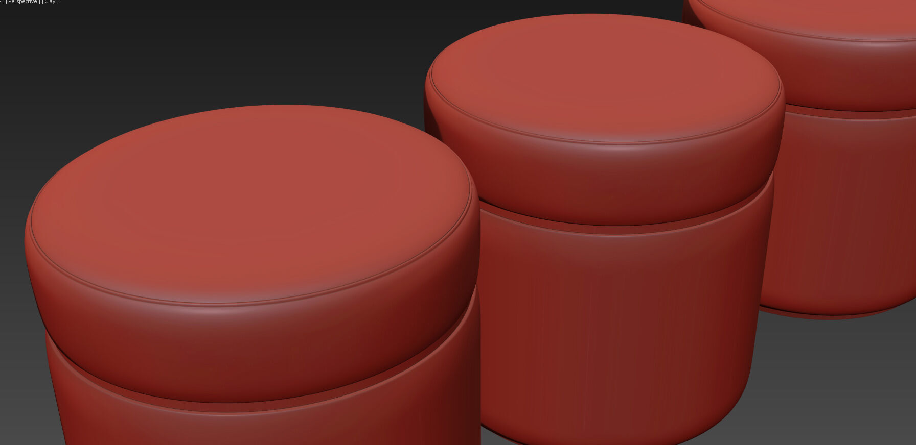 Agra Stool By Frato 3D model_9