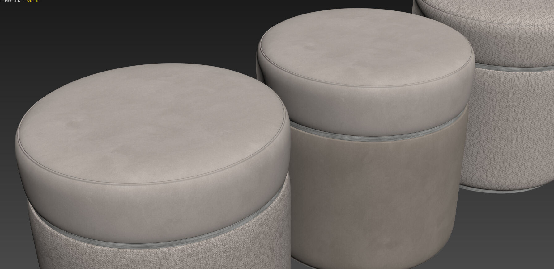 Agra Stool By Frato 3D model_8