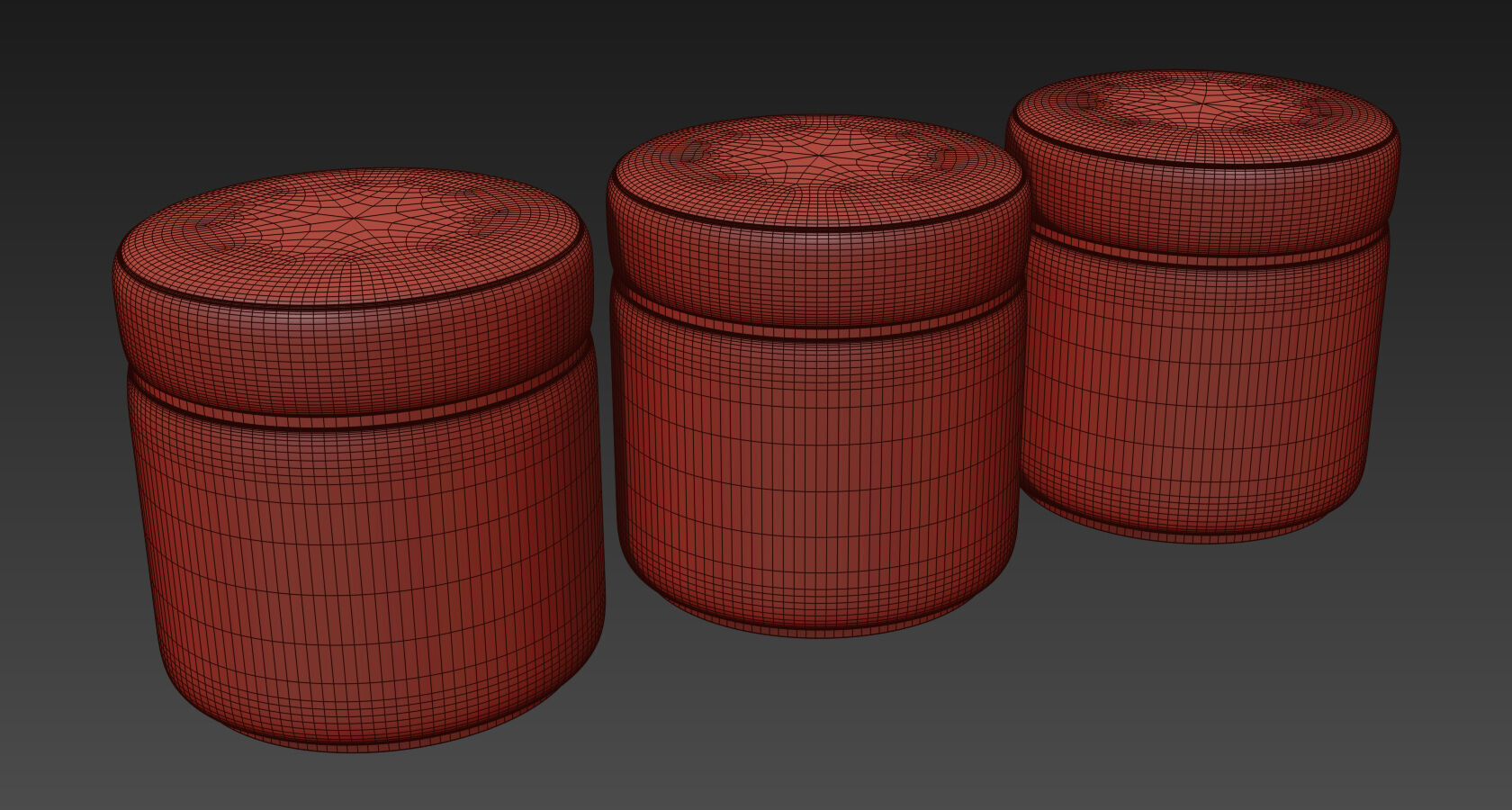 Agra Stool By Frato 3D model_7