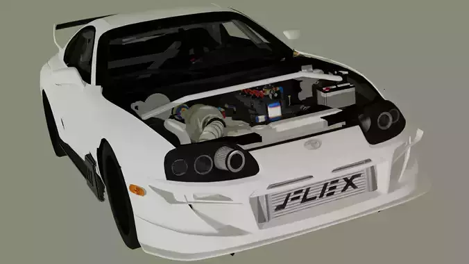 Toyota Supra MK4 3D Model