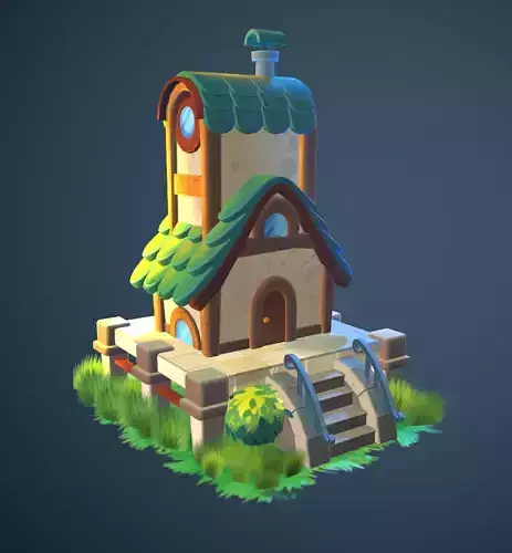 Stylized house