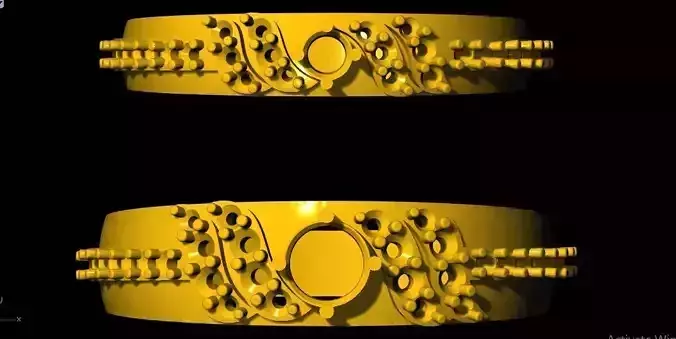 solitaire ring 3dm file